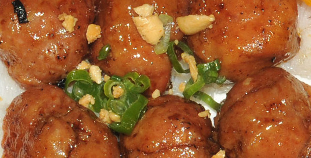 Grilled Pork Meatballs