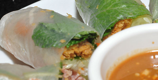 Pork Meatball Spring Rolls